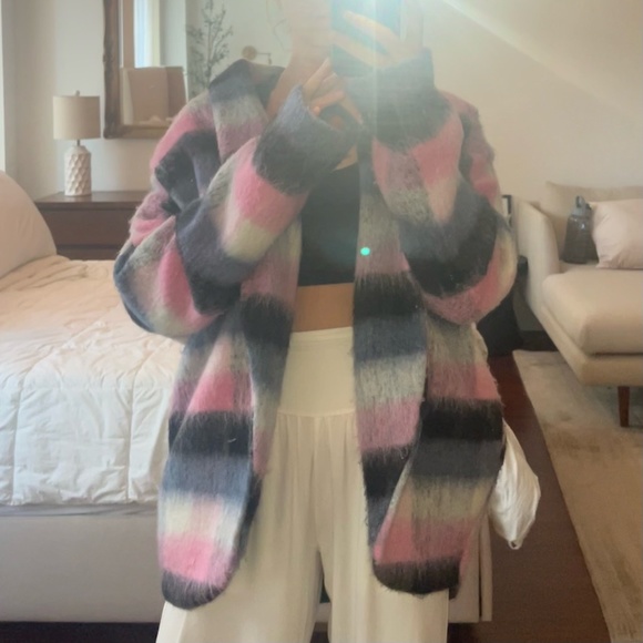 Revolve Amanda Uprichard Wool Open Front Coat - Picture 3 of 5